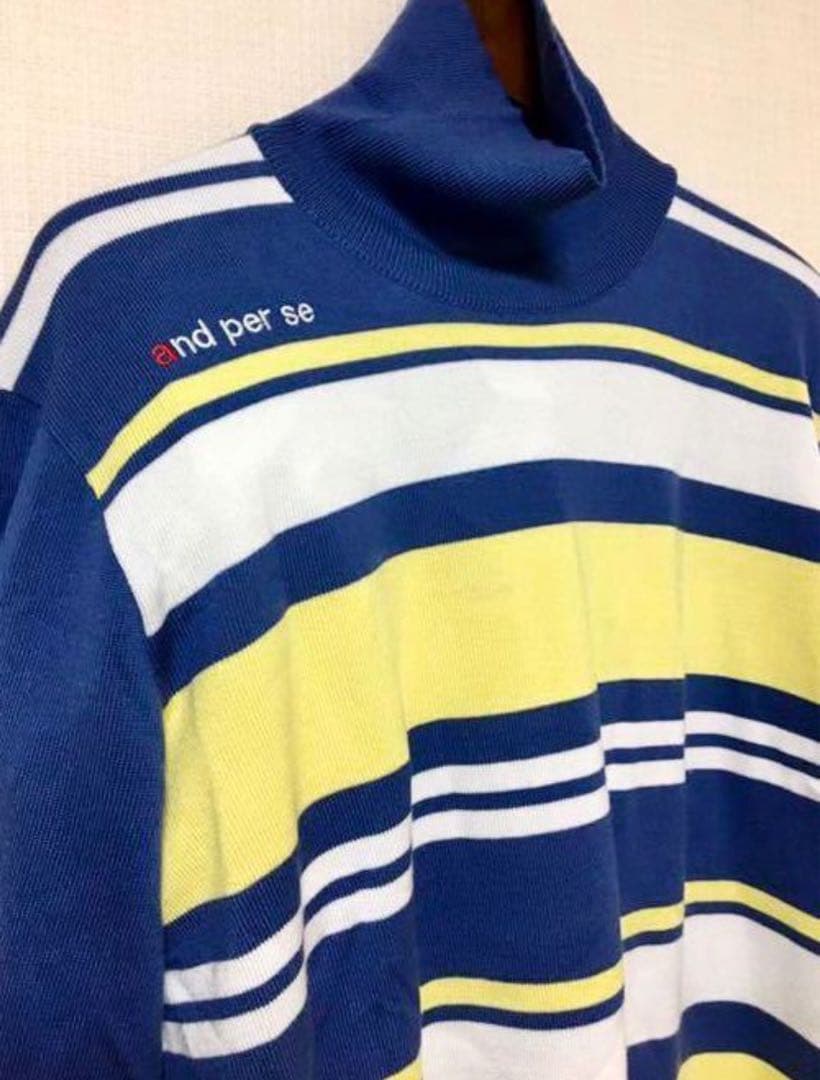 and per se セーター タートル メンズ LL ゴルフウェア XL★新品