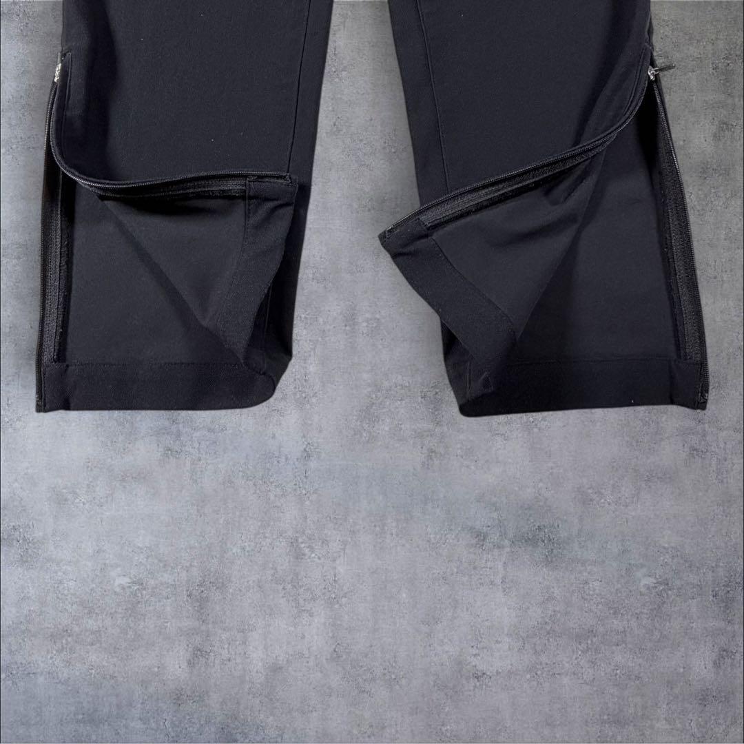 BEAMS GOLF ビームスゴルフ ストレッチ パンツ 裾ジップ 黒 XL