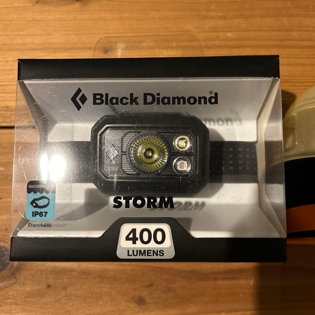 美品　ブラックダイヤモンド　ストーム400 ヘッドライト　STORM 400