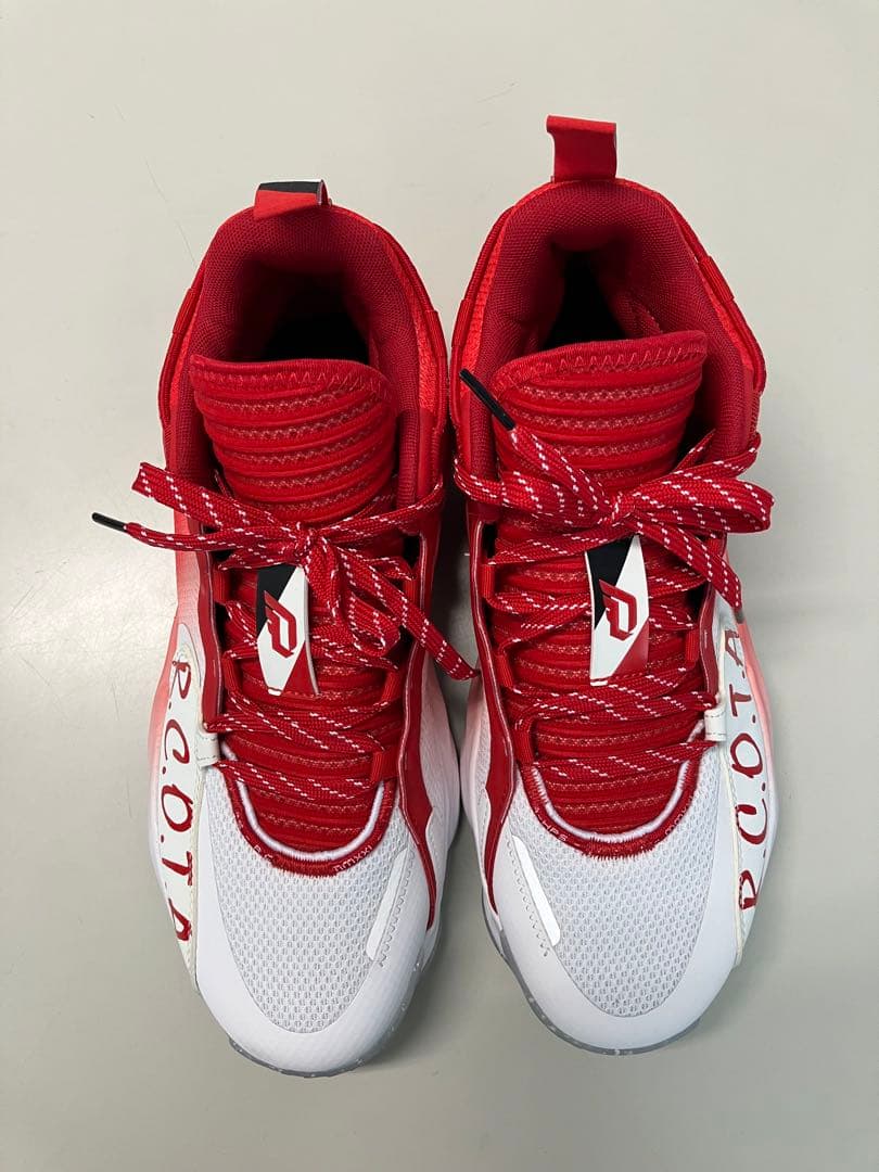Adidas dame7バスケットボールシューズ 赤/白