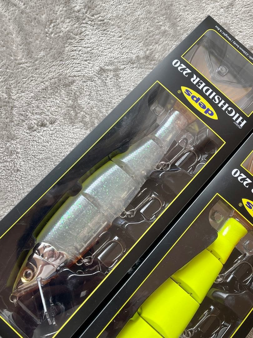 【再販無】デプス deps newハイサイダー220 2個 マットチャート等