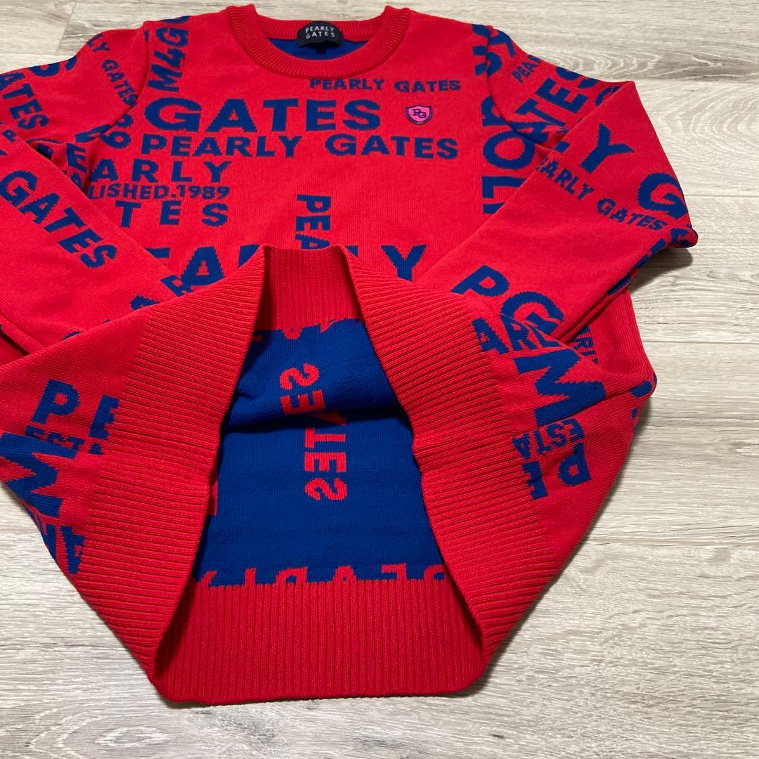 【極美品✨】パーリーゲイツ　レディース　ゴルフウェア　ニットセーター　ピンク