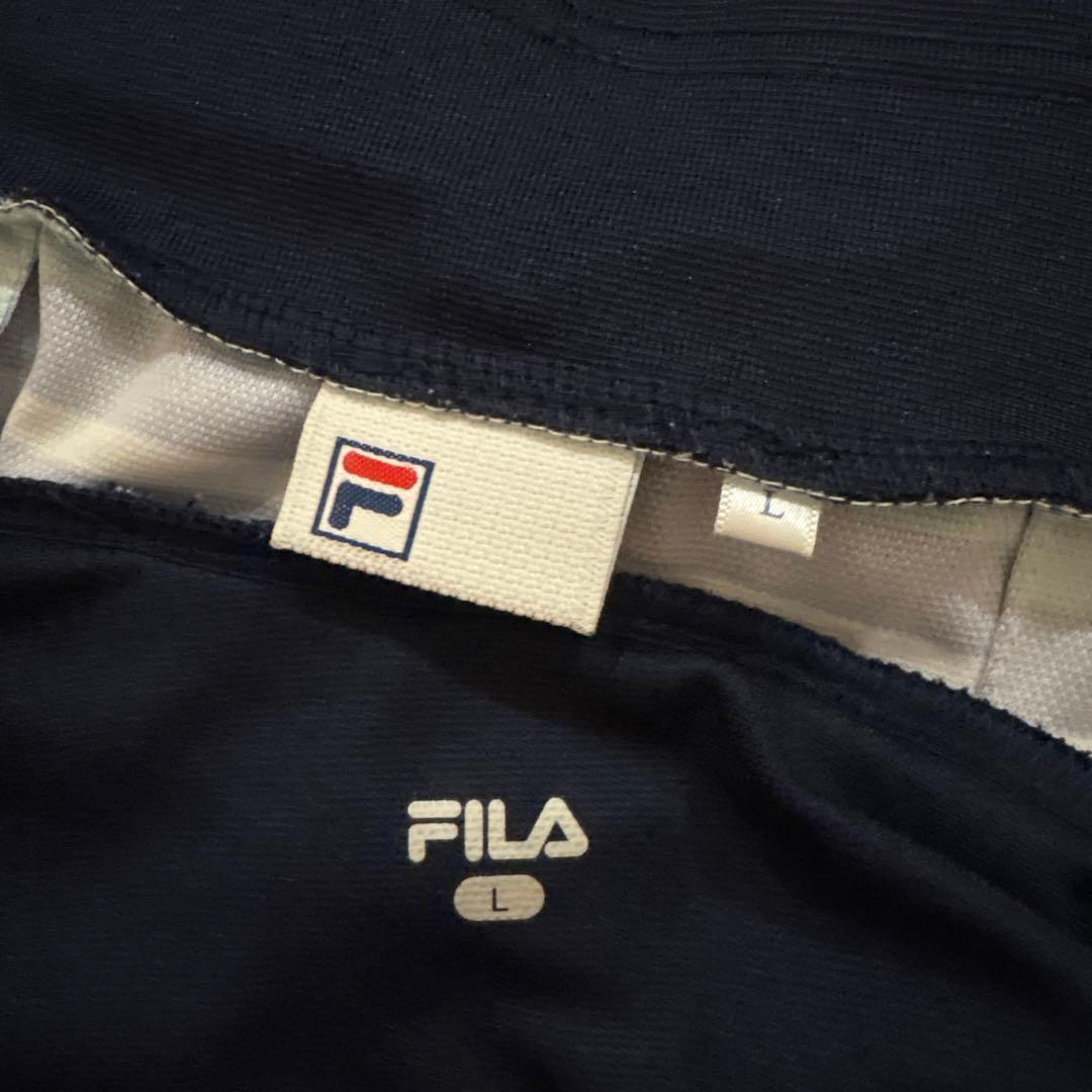 新品　未使用　L セットアップ　FILA セットアップ　上下　紺