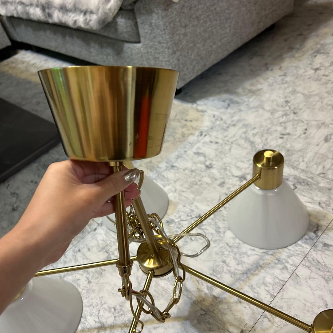 【極美品】IKEA Flugbo 照明 フルーグボー シーリングライト