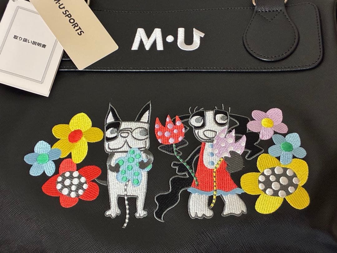 【新品未使用】MU SPORTS　ボストンバック　ゴルフ　刺繡ロゴ　大容量