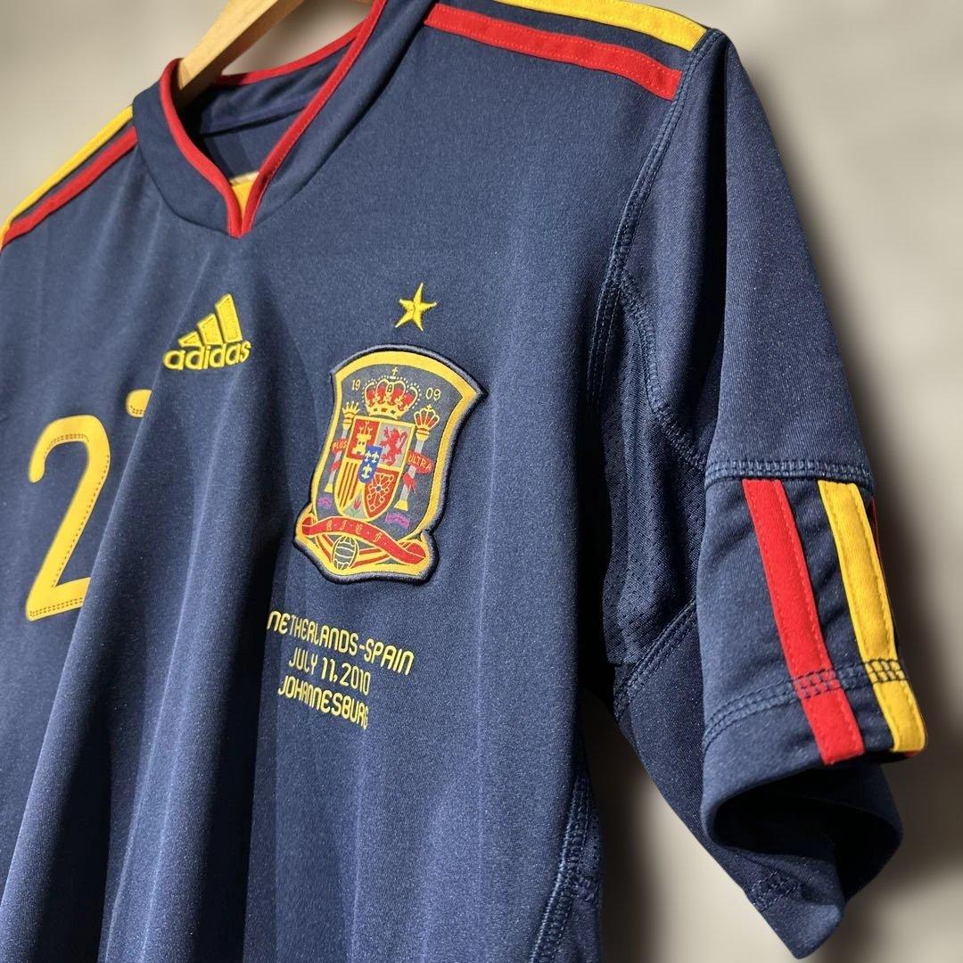 【美品】2010南アフリカW杯　サッカー　スペイン　レプリカ　シャツ