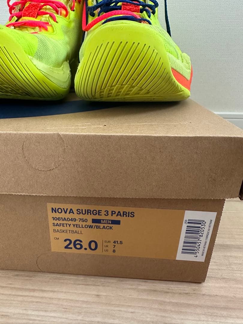 asics NOVA SURGE 3 PARIS バスケットシューズ