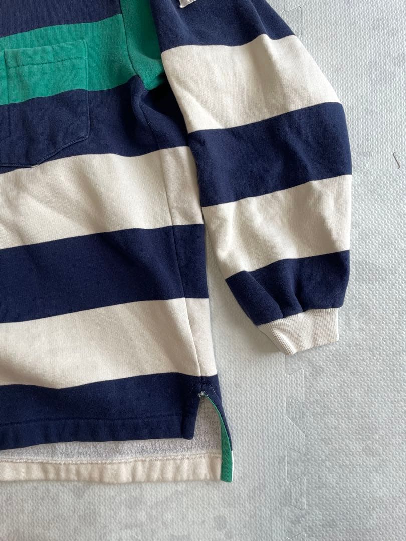 80s nautica ノーティカ ラガーシャツ Msize