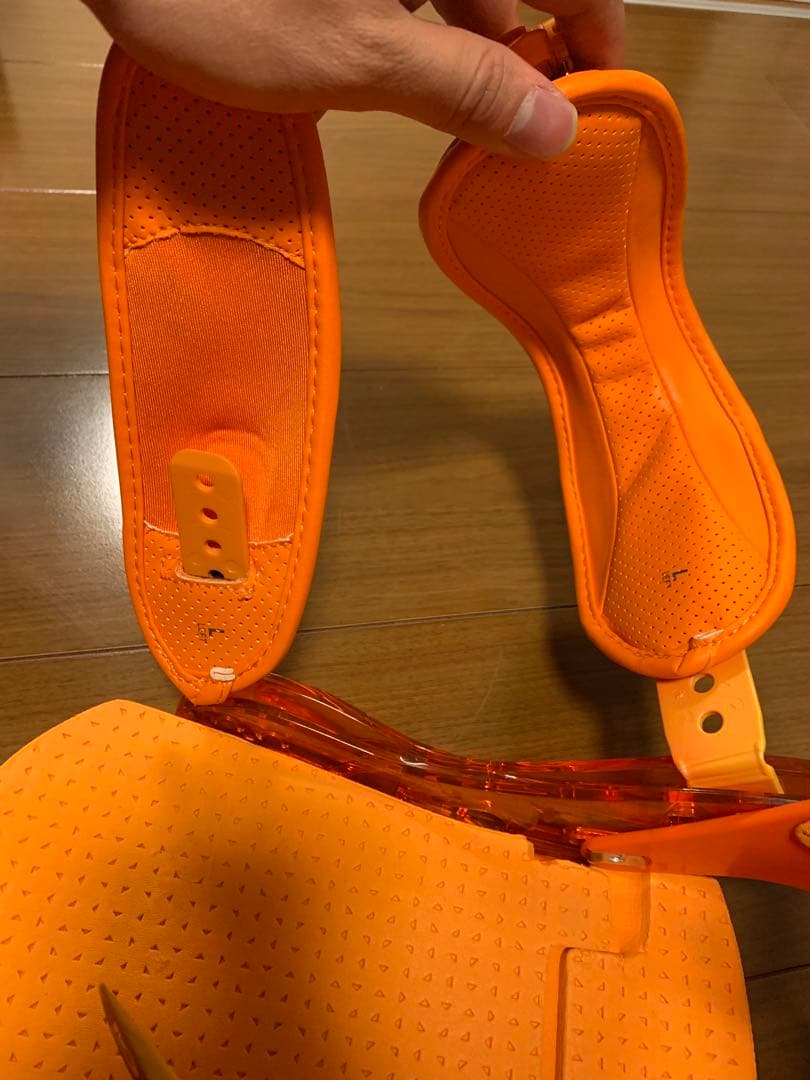 BURTON オレンジ スノーボード ビンディング