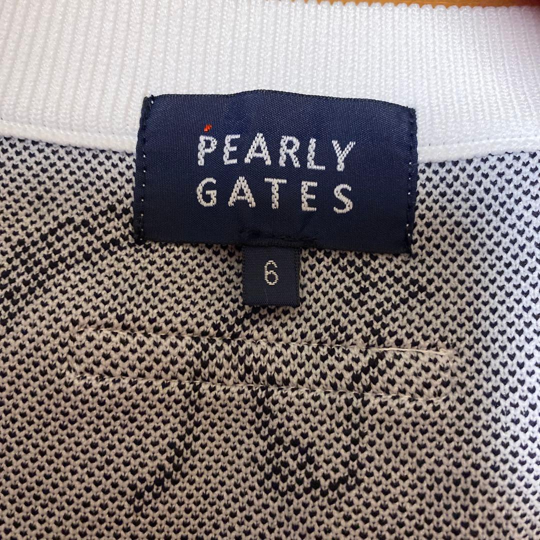 PEARLYGATES パーリーゲイツ ホワイト白 ゴルフVネック ベスト馬模様