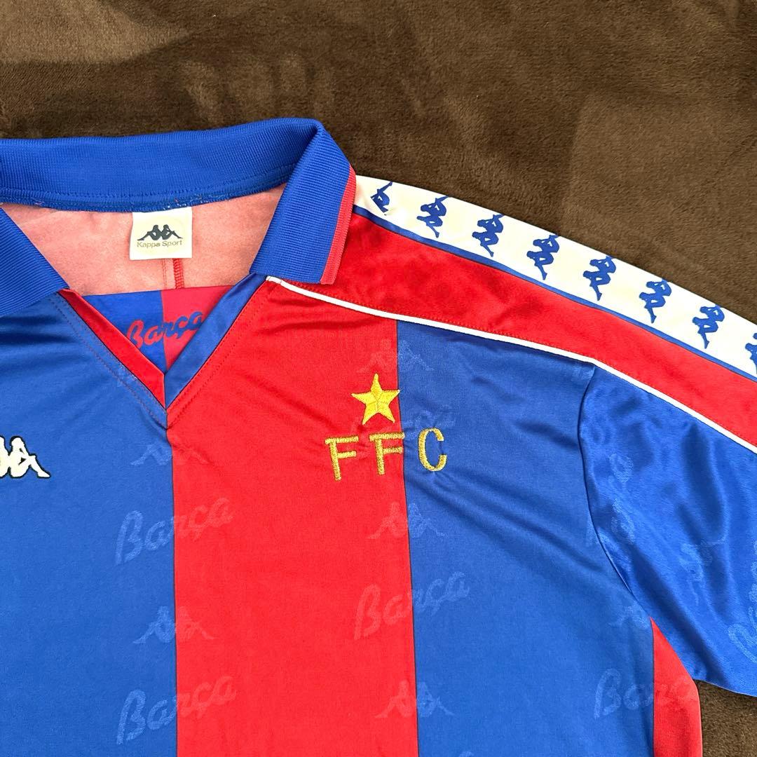 希少 国産品 Kappa 92-95 FCバルセロナ ユニフォーム 19 古着