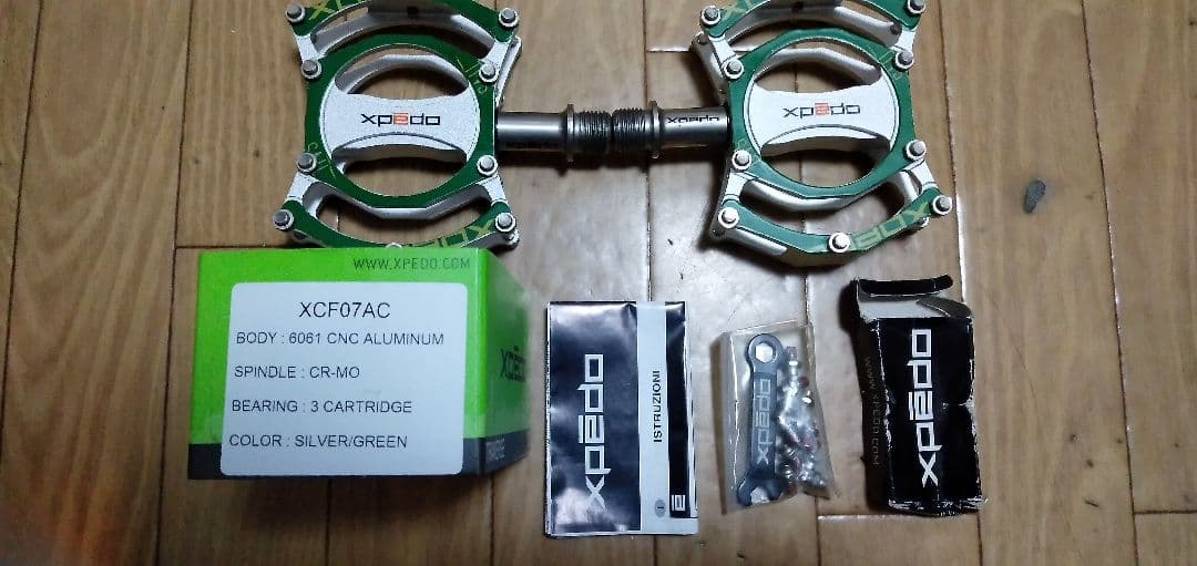 XPEDO　XCF07AC　フラットペダル　255g