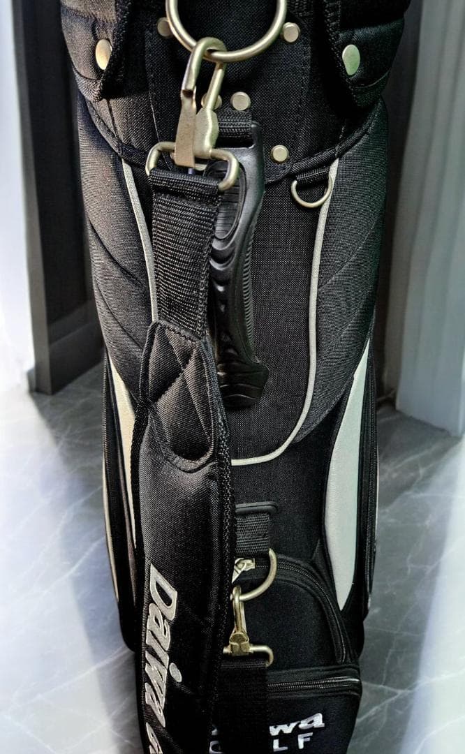 sorara♡ プ送料無料/Daiwa GOLF ブラックキャディバッグ