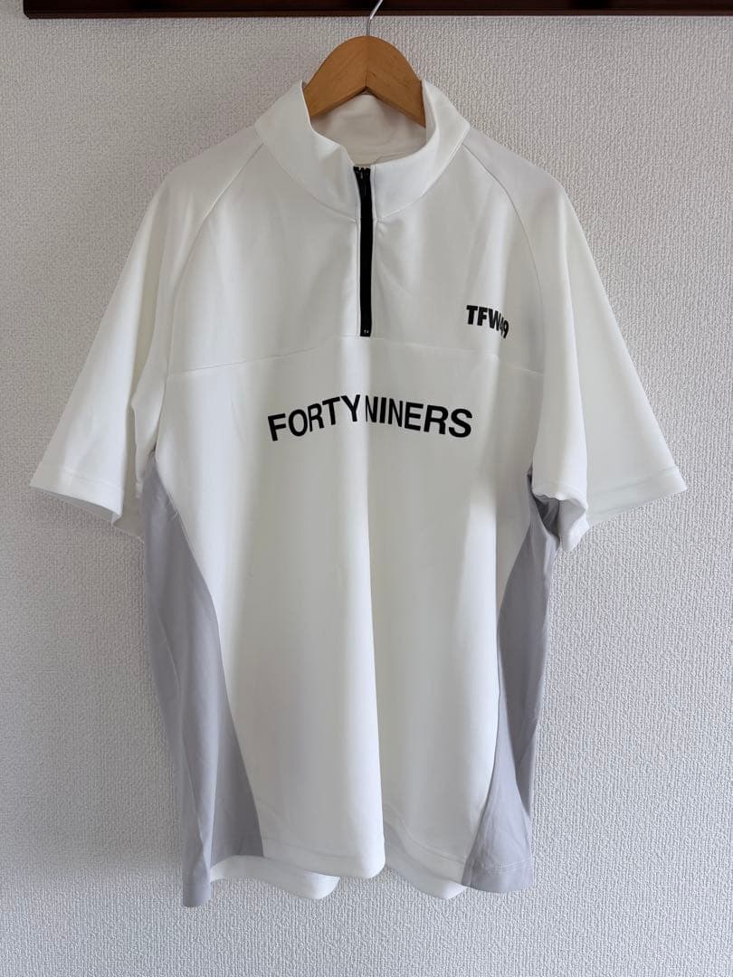 TFW49 HALF ZIP S/S MOCK NECK 新作
