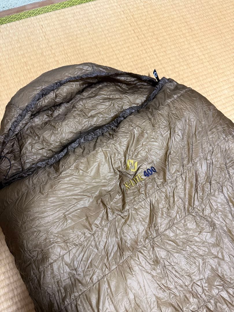 【値下げ】Cumulus X-LITE 400 ダウンシュラフ 極美品