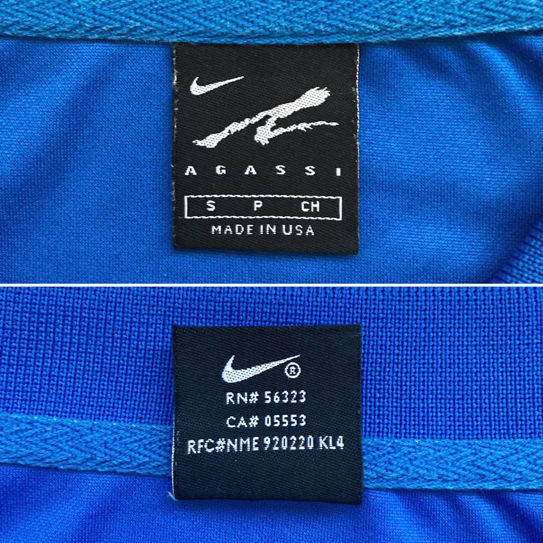 NIKE TENNIS AGASSI ナイキ テニス アガシ ゲーム シャツ S