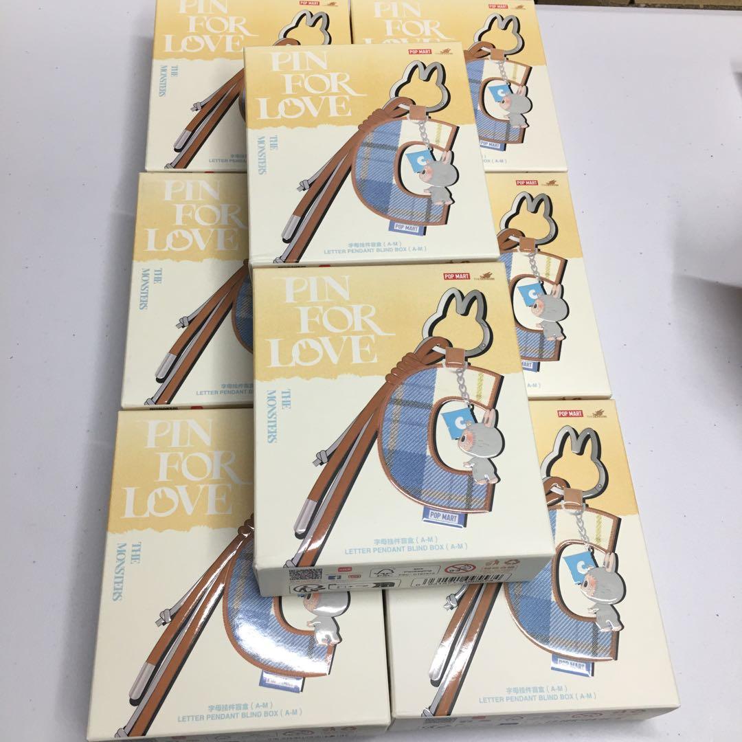 ラブブ PIN FOR LOVE アルファベットペンダント イニシャル