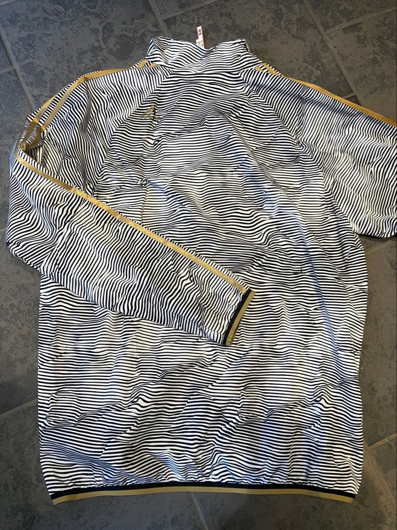ル*ン様 adidas ジャージ上下セット 4XO ストライプ　美品