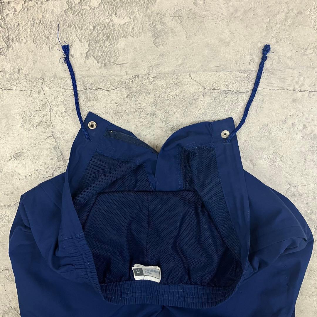 00s PUMA グレミオFBPA トレーニングパンツ 古着 刺繍ロゴ 紺 M
