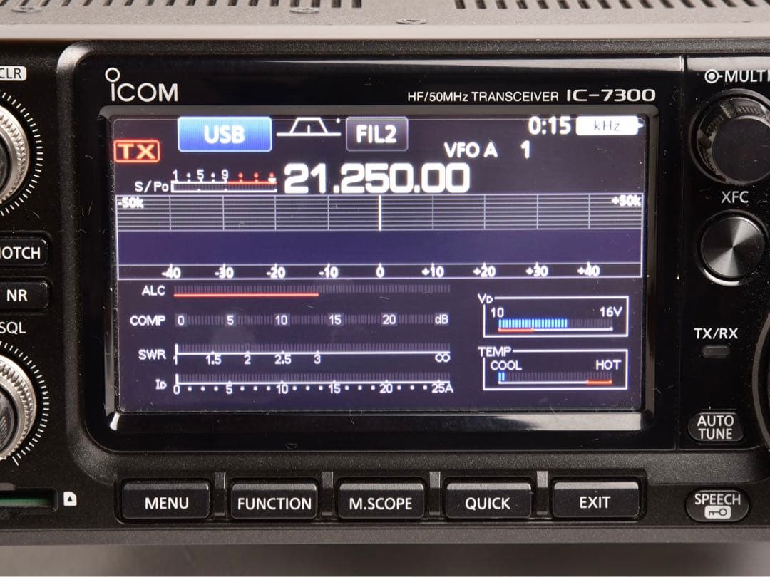 ICOM IC-7300 100W機　完動美品