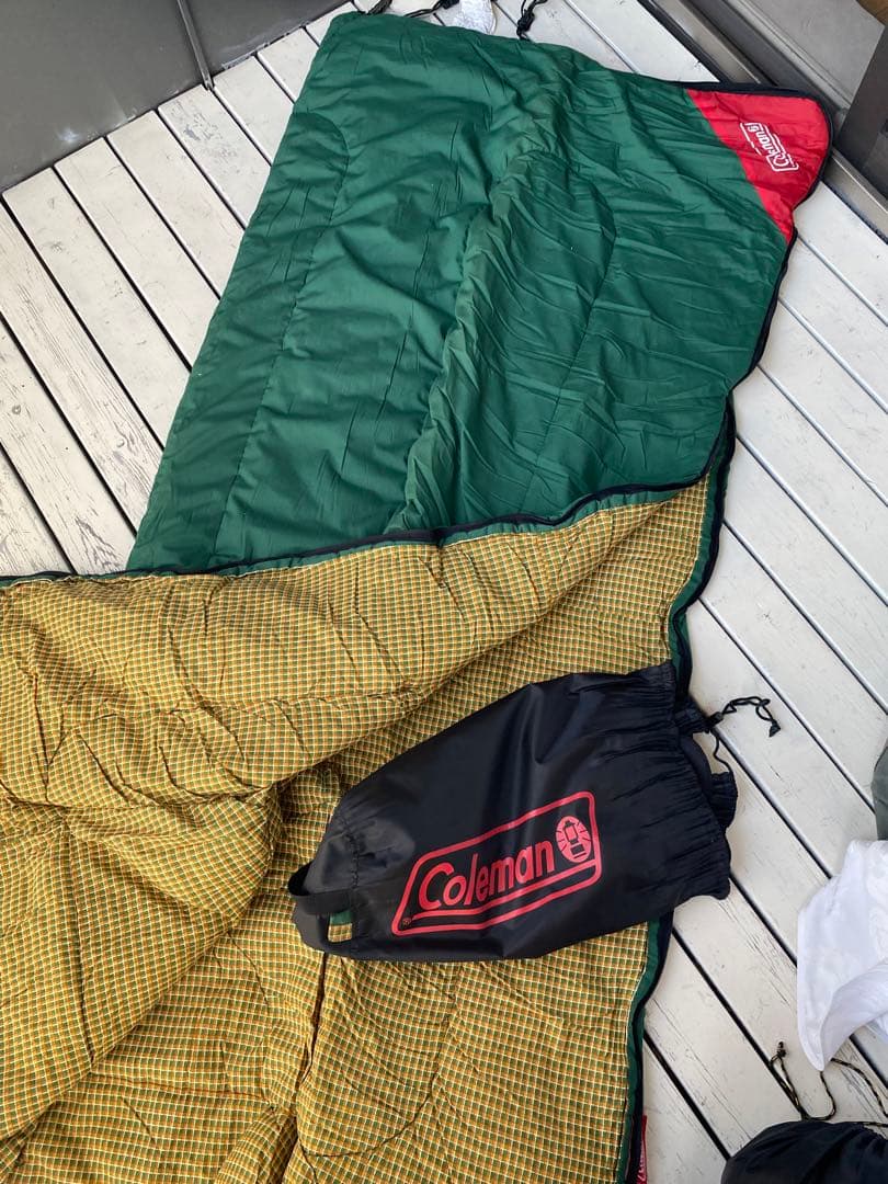 3個セット Coleman スリーピングバッグ 寝袋 未使用 超美品 布団にも