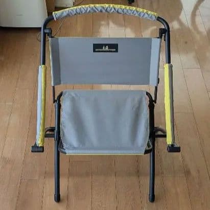 小川テント ogawa ハイ&ロー2ウェイチェア 中古　イエロー×グレー