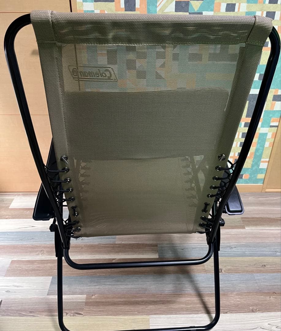 美品！Coleman リクライニングチェア ブラウン　(引取の場合値下げ可能)