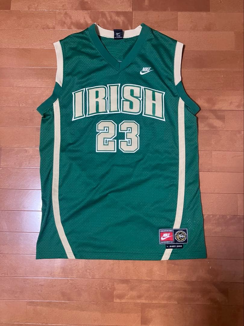 nike lebron james svsm irish ユニフォーム　高校