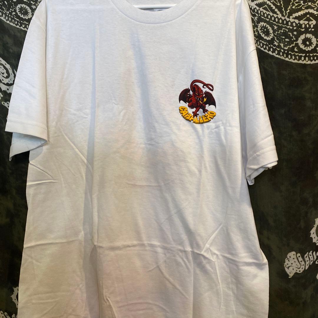 POWELLPERALT メンズスケートTシャツ ホワイト　Lサイズ