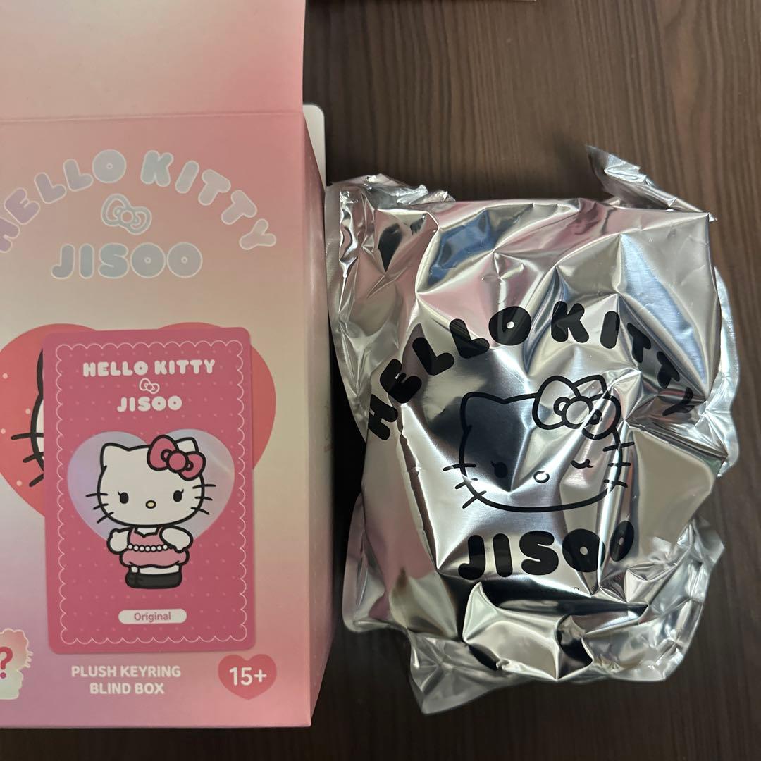 BLACKPINK ジス ハローキティぬいぐるみ キーホルダー オリジナルピンク