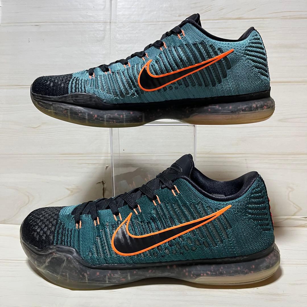nike KOBE ナイキ コービー 10 エリート 黒×緑系 27.5 美品