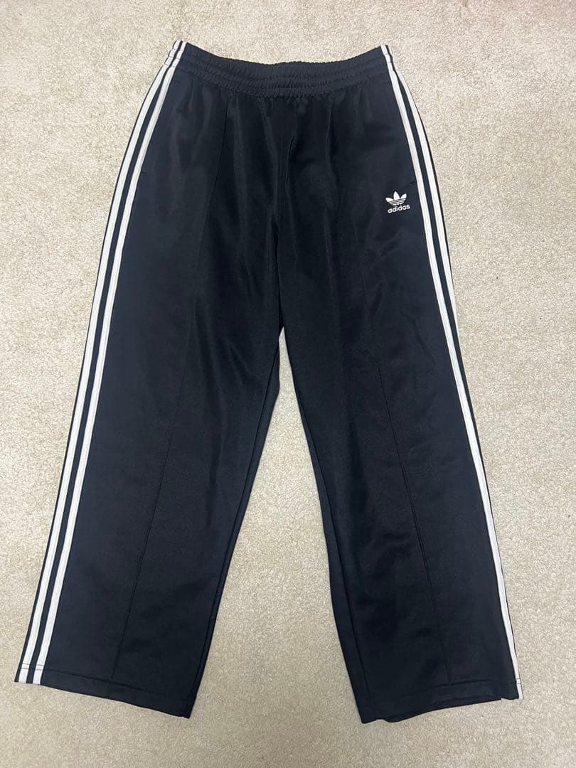adidas バギーフィット ファイヤーバード トラックパンツ XL ブラック