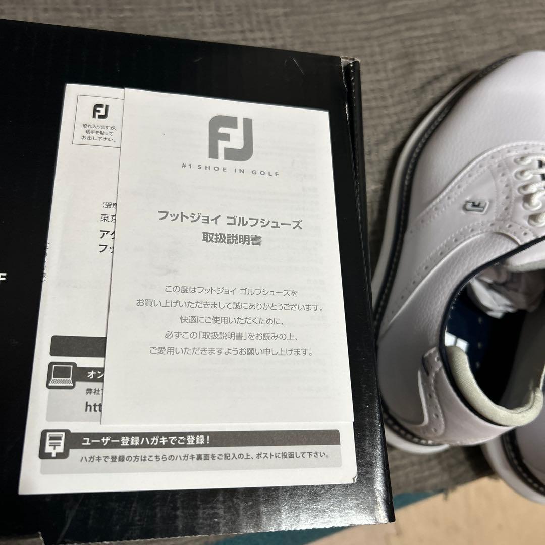 新品 フットジョイ メンズ トラディションズ SL ゴルフシューズ 26cm W