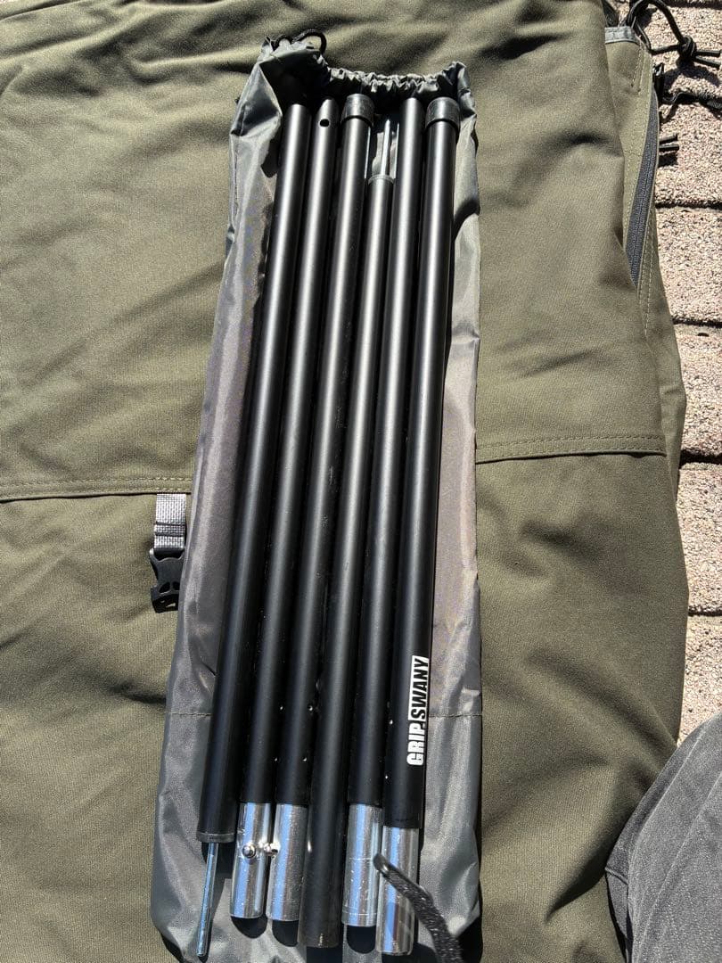 GRIP SWANY GSテント 二又ポール＋接続ポールセット