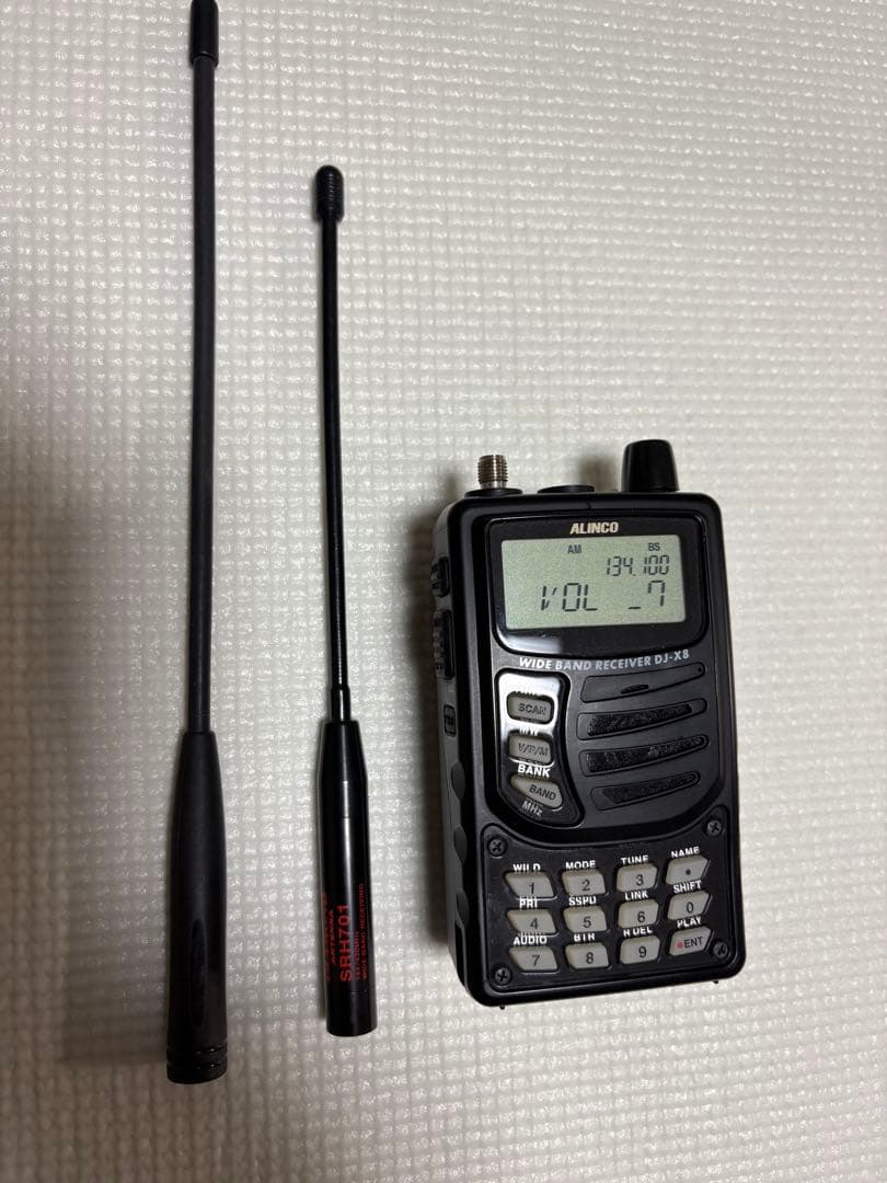 4月4日14時で一度終了します　ALINCO アルインコDJ-X8 広帯域受信機