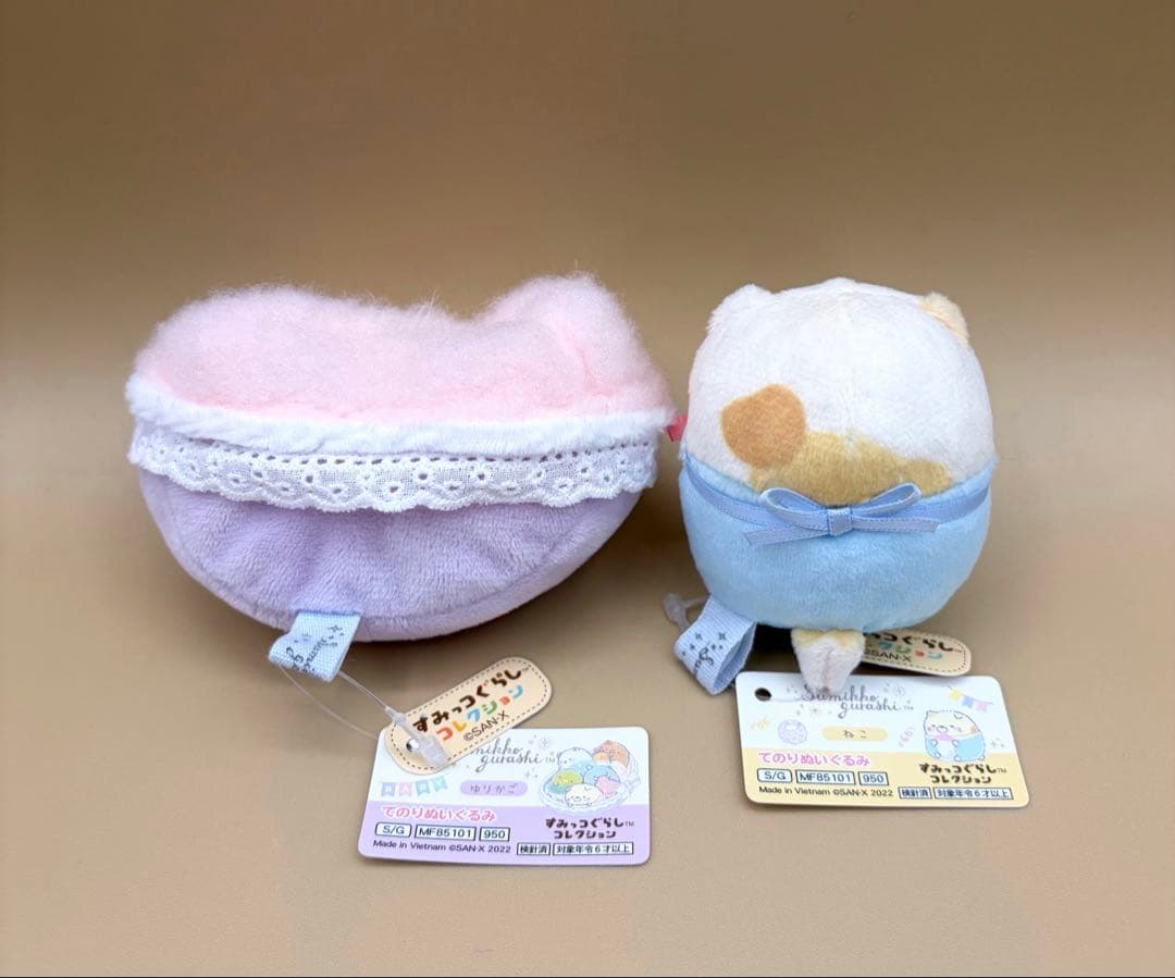 すみっコぐらし　ベビー　てのりぬいぐるみ ねこ