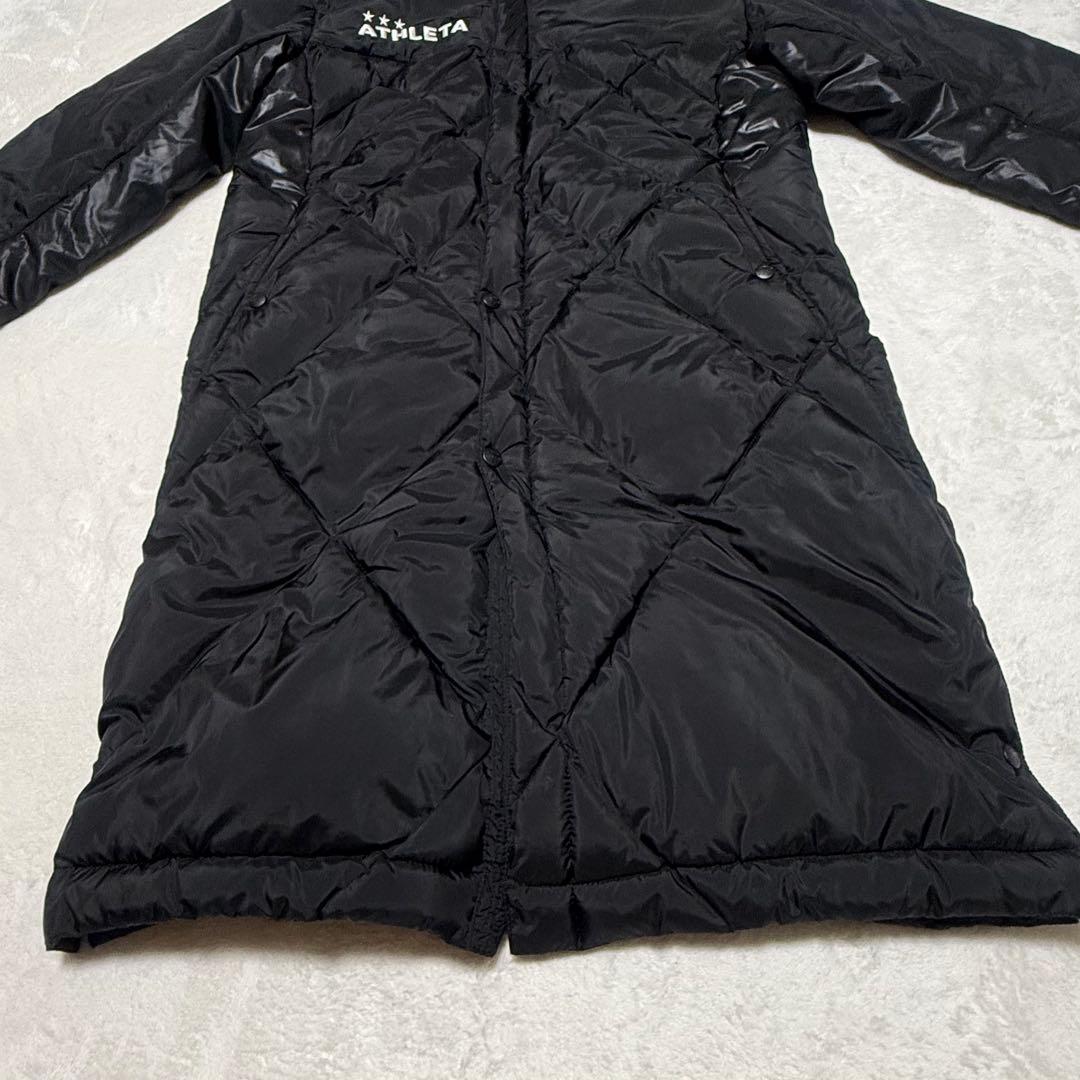 美品　アスレタ　ATHLETA ベンチコート　ブラック　M