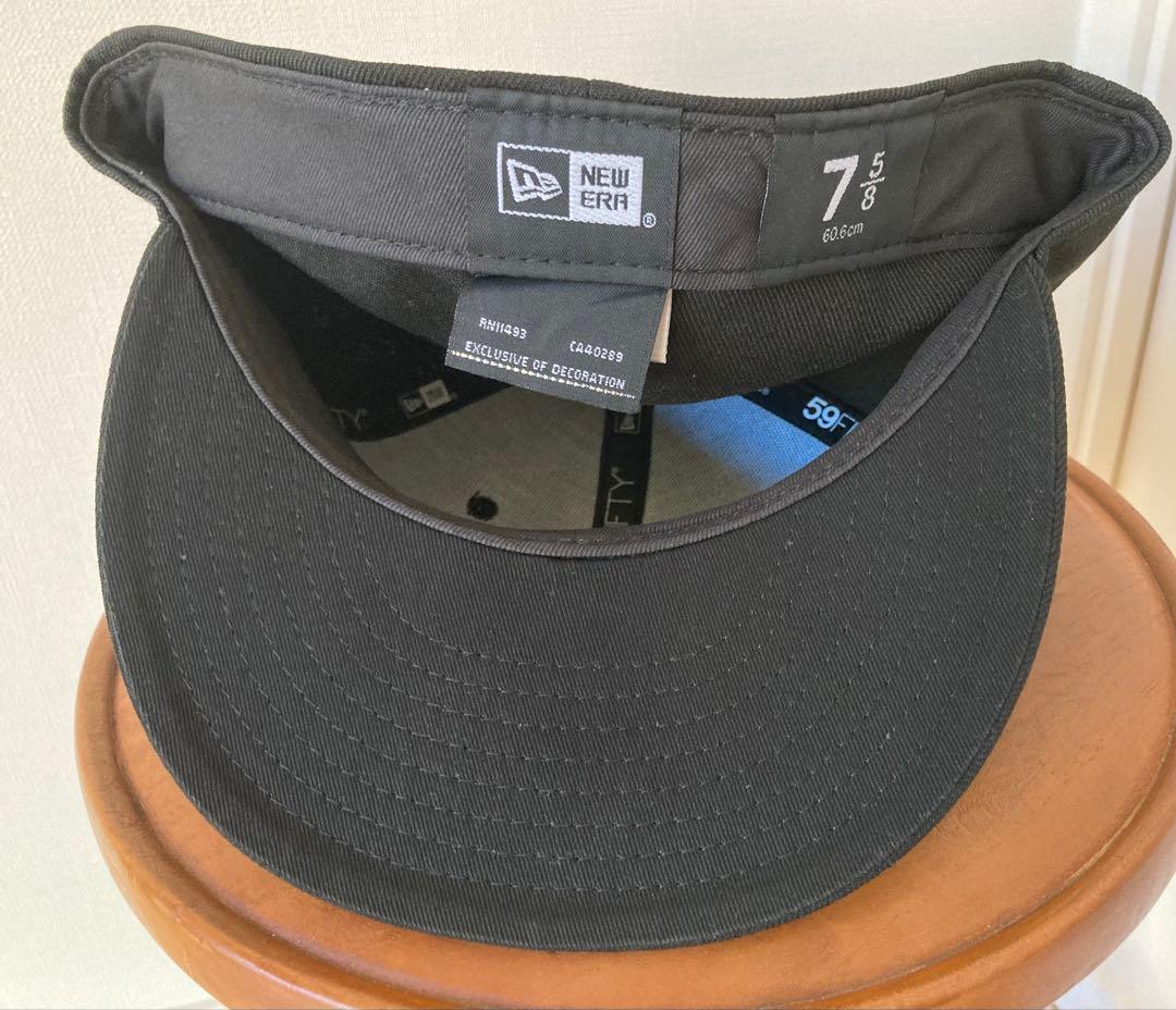 NEW ERA　7・5/8　ニューエラ　無地　キャップ　カスタム品　60.6cm