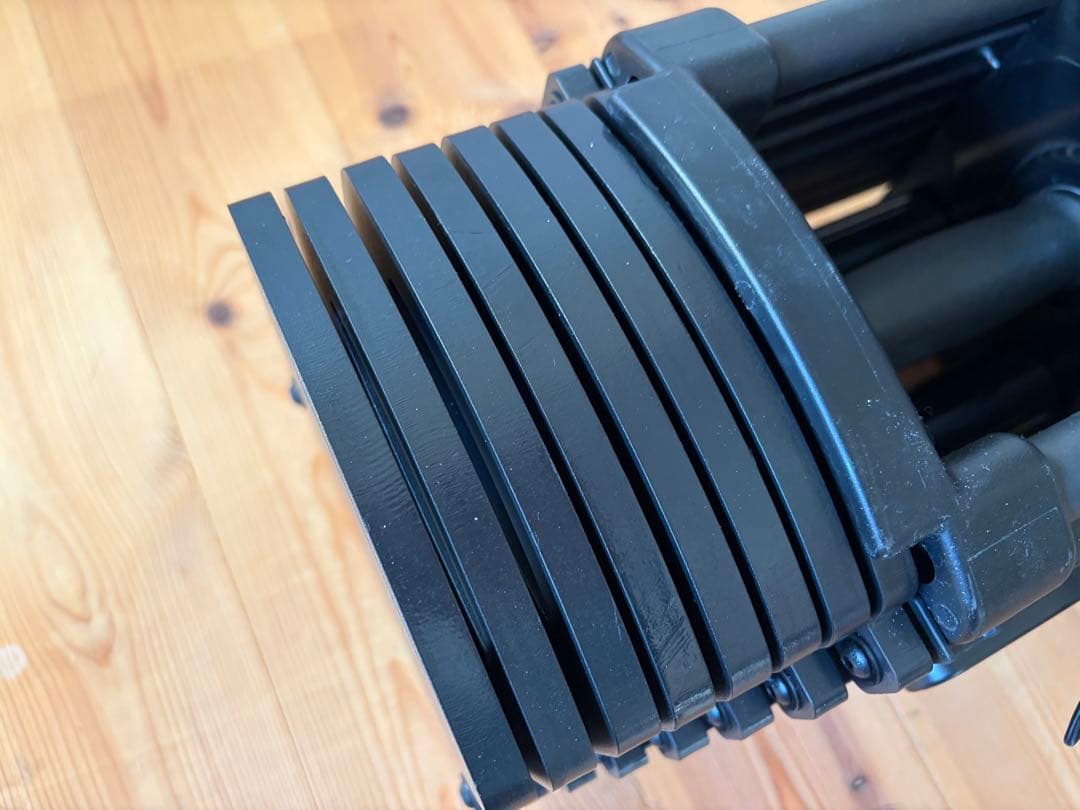 [ほぼ新品]TOP FILM ブロックダンベル 可変式ダンベル42kg①