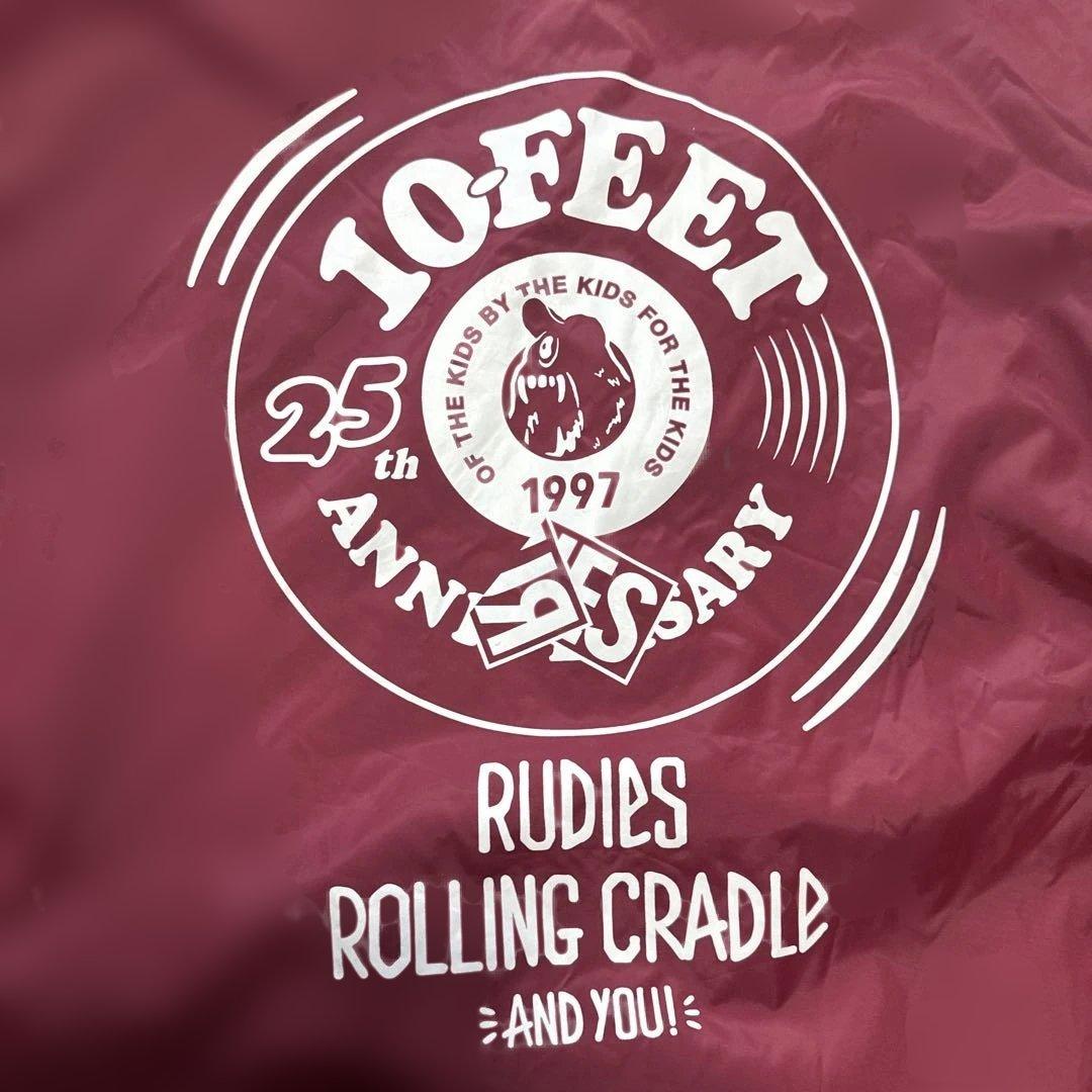 RUDIES×ロリクレ×10-FEET 25周年 コーチジャケット XXL 赤