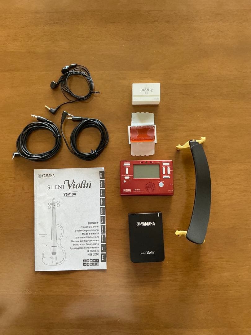 Yamaha Silent Violin YSV104 本体(チューナー付)