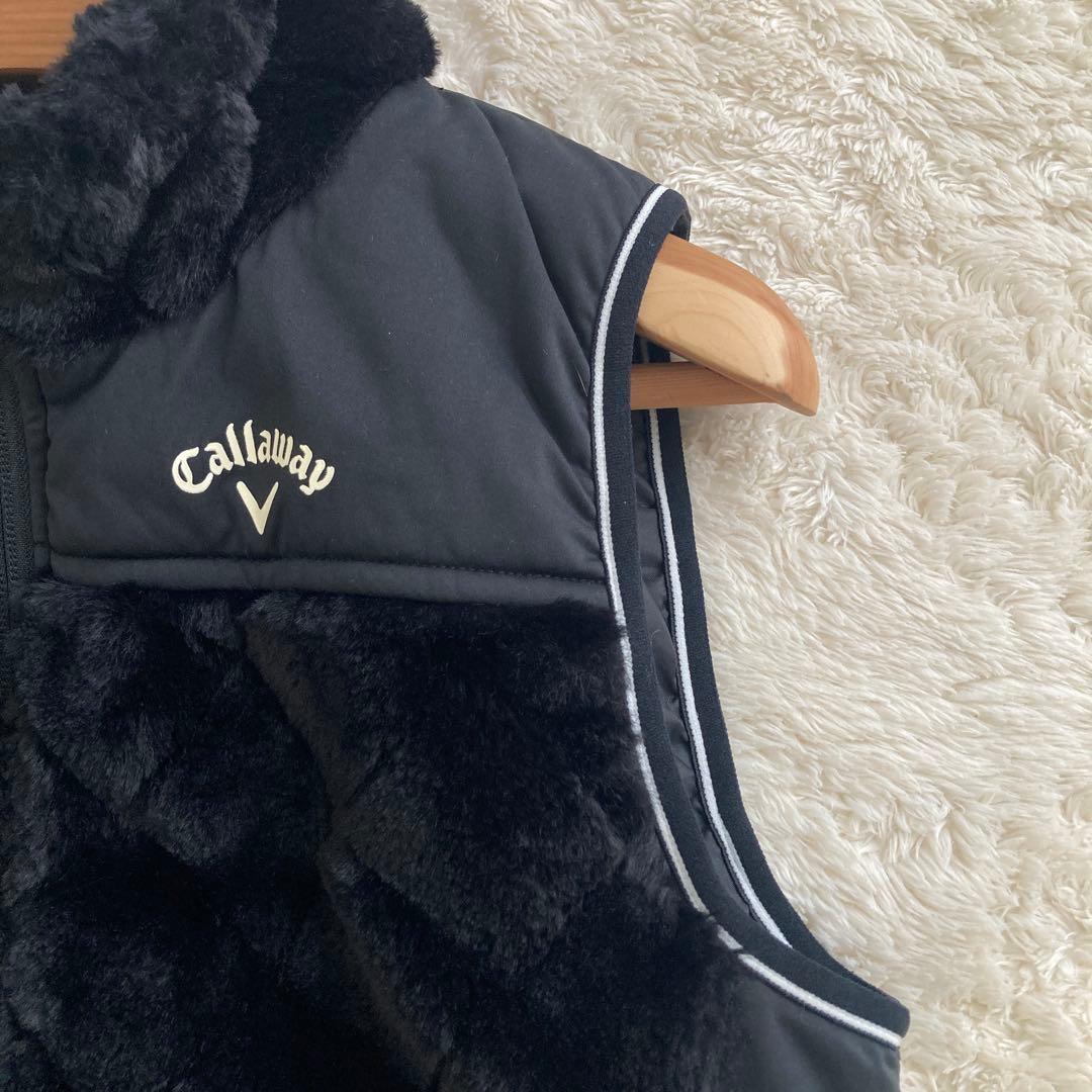 【naoさん専用】美品！Callaway 中綿　モックネック　ファーベスト　ブラ