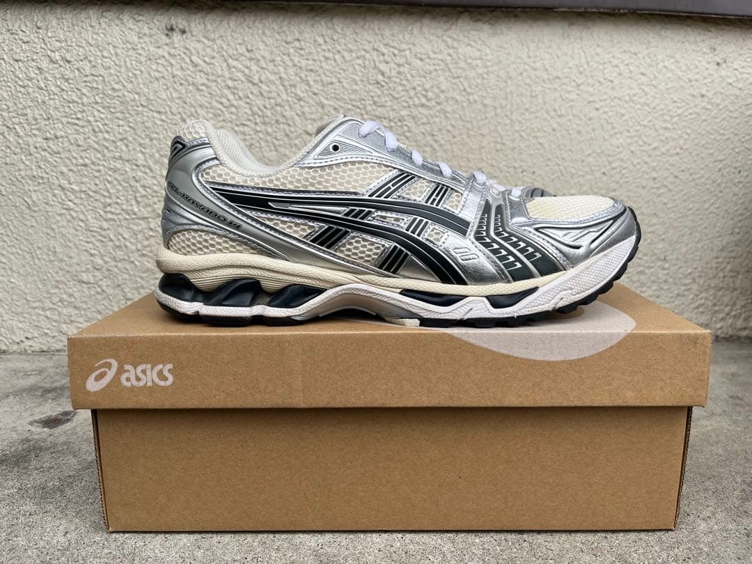 新品ASICS GEL-KAYANO14 CREAM/SCARAB 27.5cm
