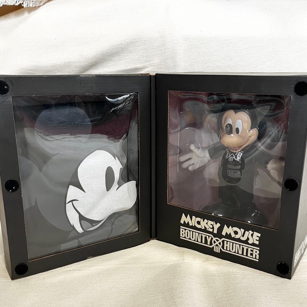 BOUNTY HUNTER × Disney ミッキー フィギュア+Tシャツ L