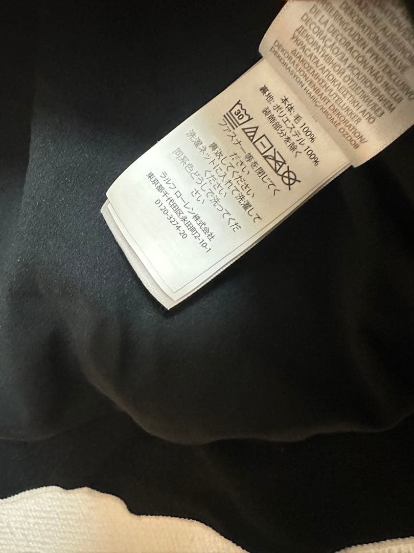 Polo Golf Ralph Lauren ブラックカーディガン XS