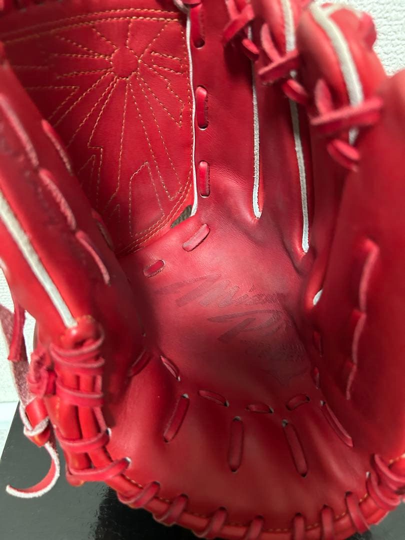 【RF Inc. 】Mizuno Pro 軟式グローブ レッド 箱付き