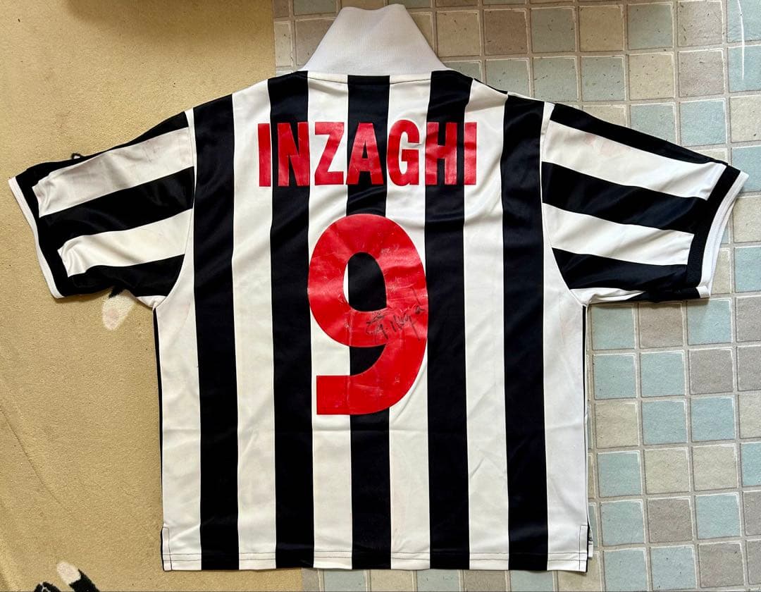 インザーギ ユヴェントス ユニフォーム 直筆サイン入り Kappa サッカー