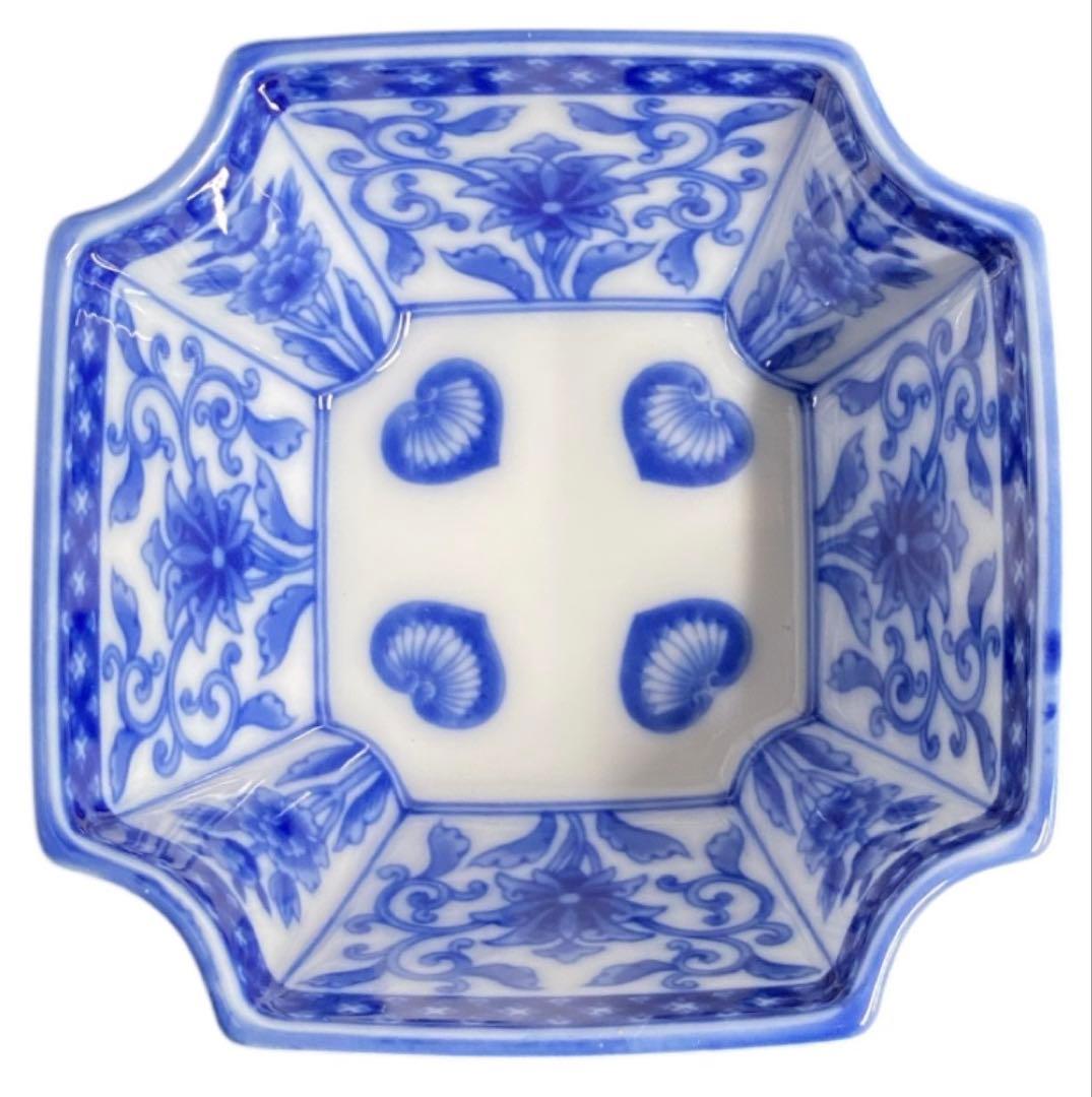 未使用品　深川製磁　有田焼　かぶと唐津　小付揃(小鉢)5個セット　25ス419