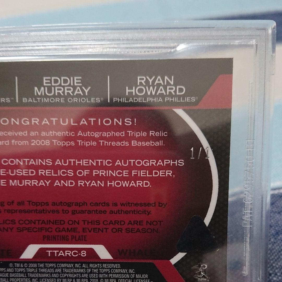 FIELDER,MURRAY,HOWARD トリプルオート 世界１枚限定