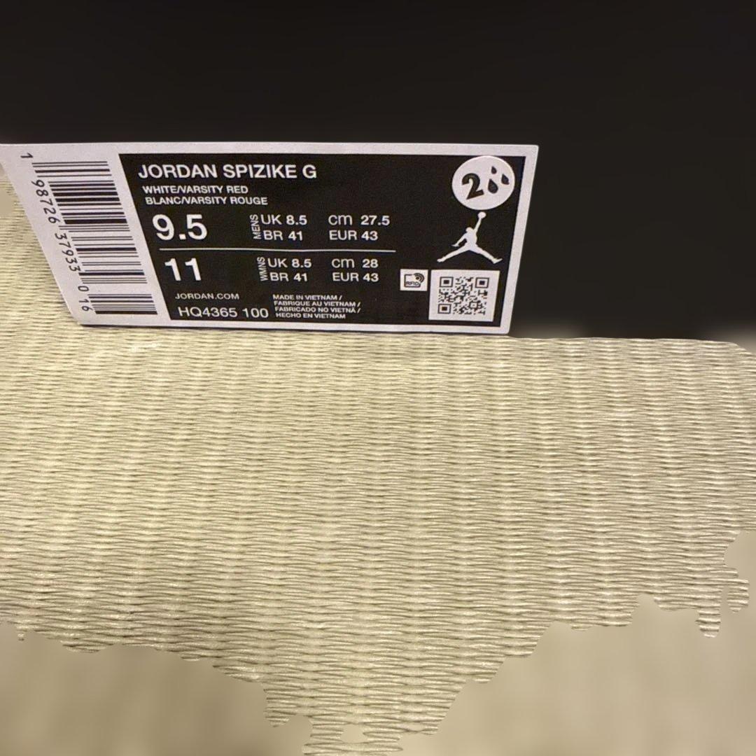 NIKE GOLF ジョーダンスパイジーク G □ ホワイト×レッド 27.5